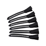Cricket Clips Super Grip Black 6pcs