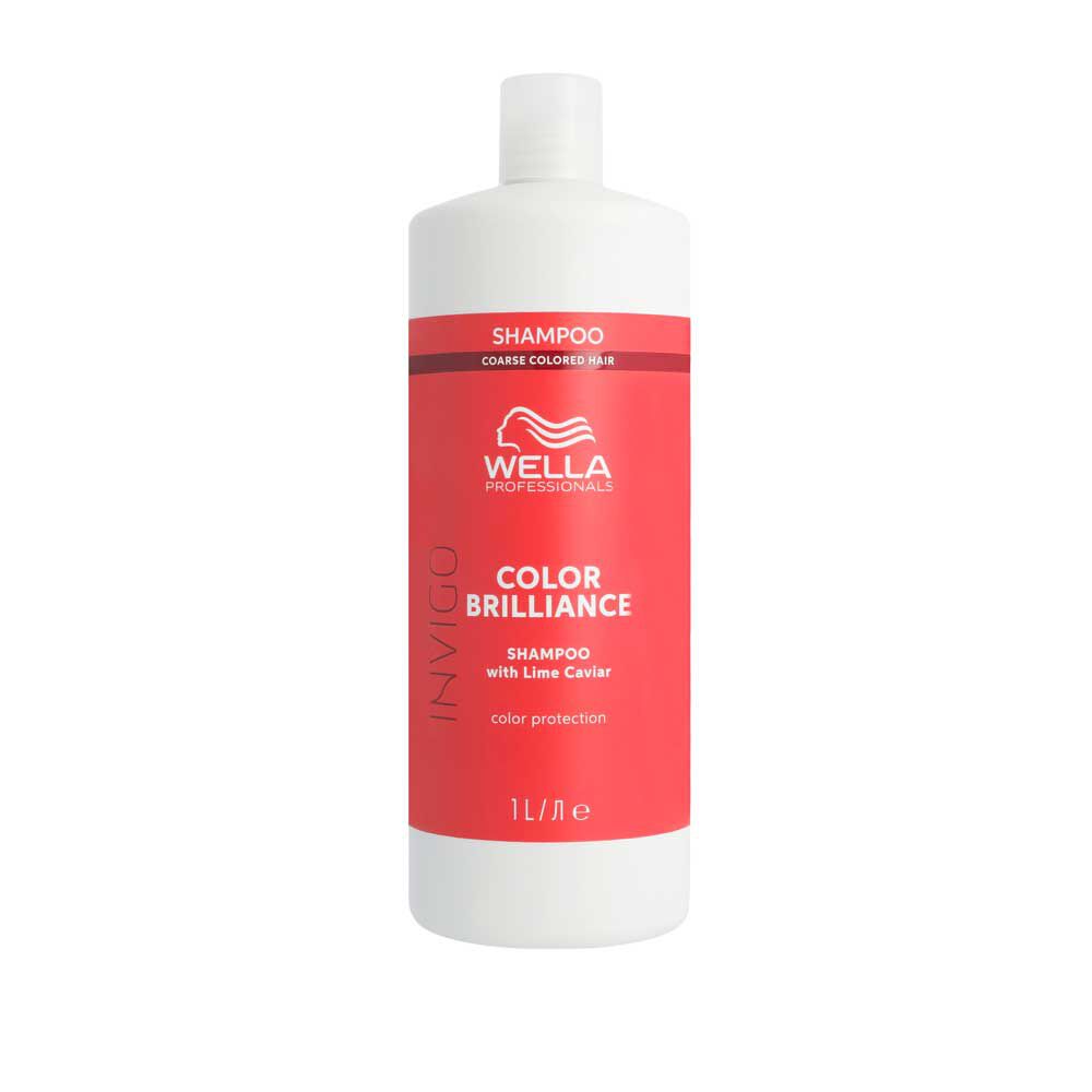 Wella Professionals Invigo Color Brilliance Shampoo, dik haar, 1L