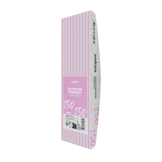 Andreia Professional Halfmoon Washable Pro File 150/150 10 stuks