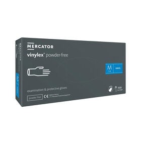 Mercator Niet-steriele transparante vinylhandschoenen vinylex ongepoederd Middel 100 stuks