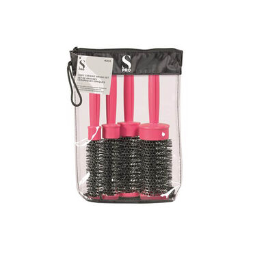 S-Pro Brush Heat Retainer Set Pink S-Pro Brush Heat Retainer Set Pink