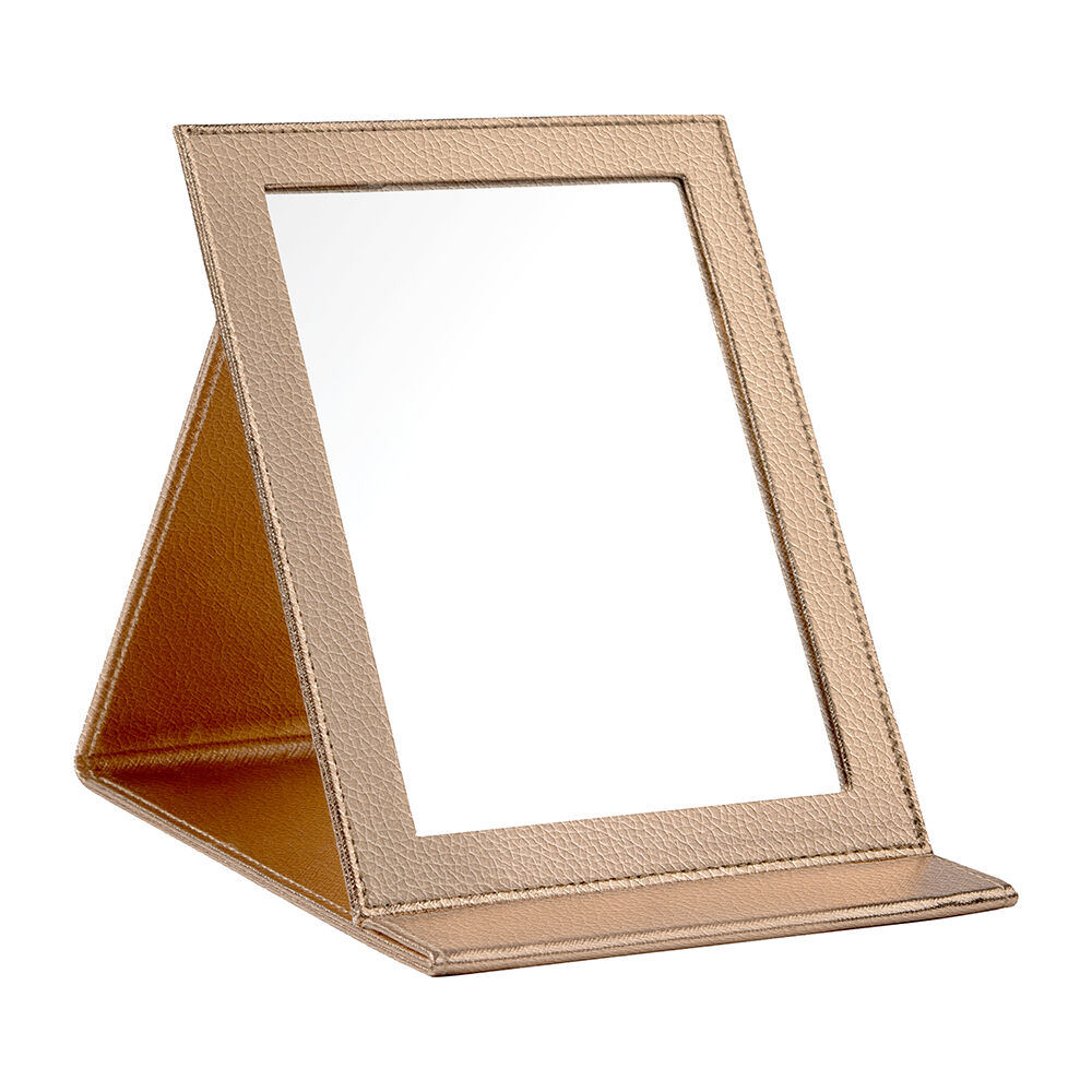 Opheldering soort bellen Salon Services Easel Plooibare Make-Up Spiegel Champagne Gold |  Professionele Pro-Duo-producten