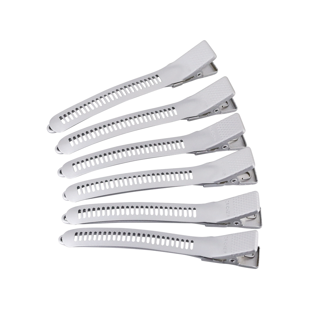 Cricket Clips Super Grip Silver 6pcs