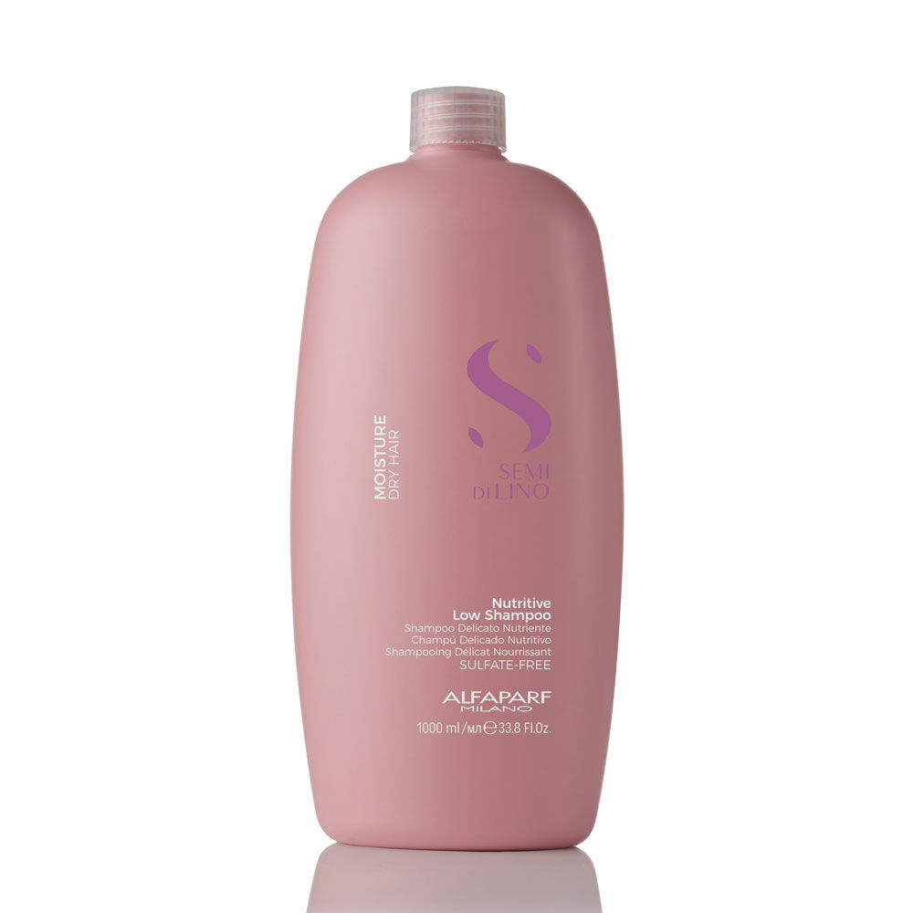 Alfaparf Milano Semi Di Lino Moisture Nutritive Milde Voedende Shampoo 1L Alfaparf Milano Semi Di Lino Moisture Nutritive Milde Voedende Shampoo 1L