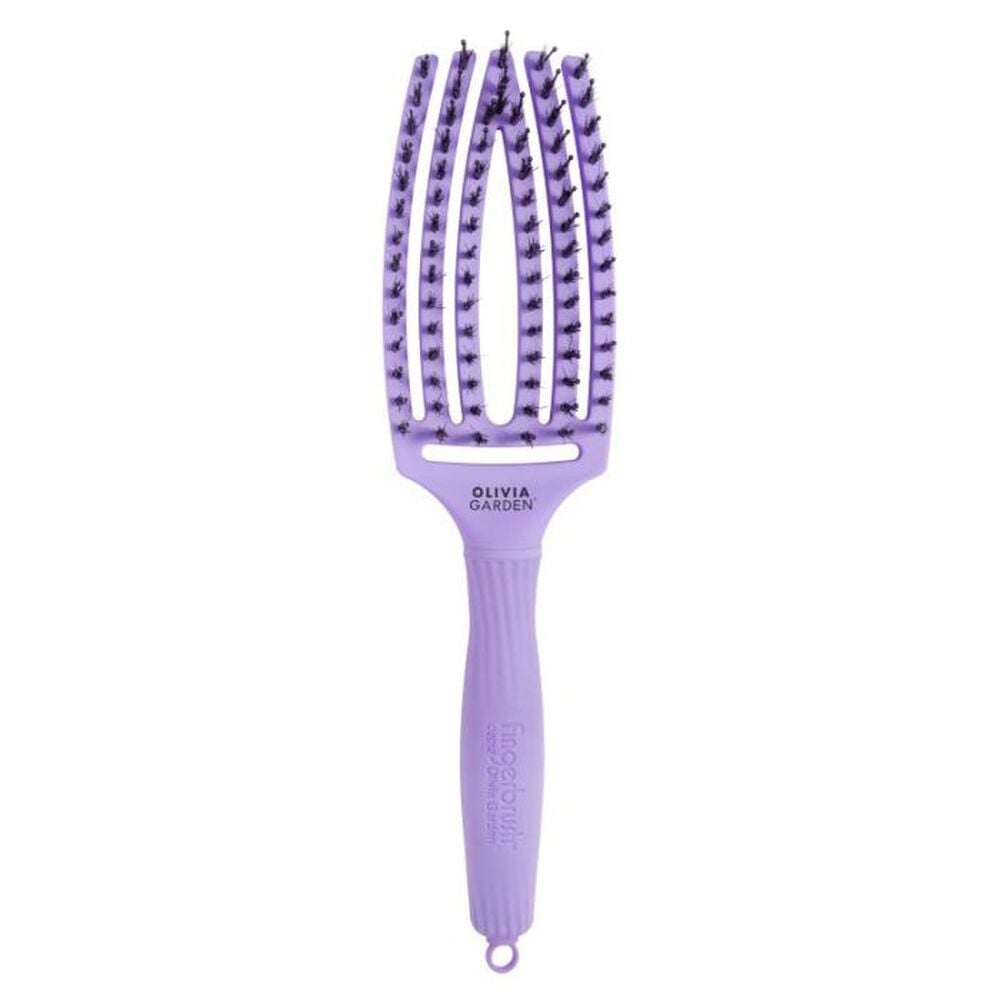 Olivia Garden Fingerbrush Icoon zwijn & nylon lavendel Olivia Garden Fingerbrush Icoon zwijn & nylon lavendel