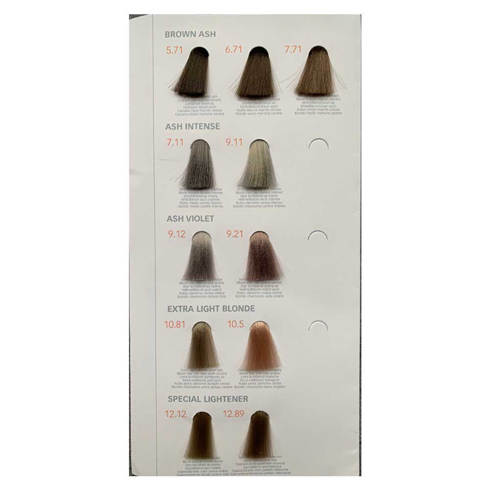 XP100 Intense Radiance Color Chart Insert 3/24