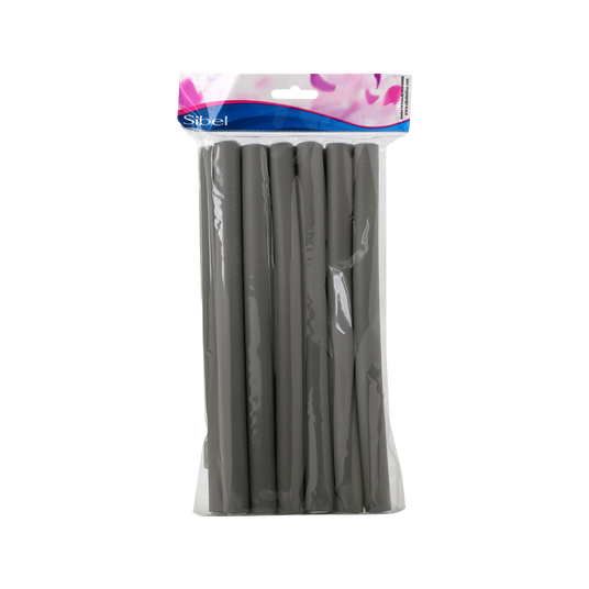 Sibel Papilotten Superflex Lang &Oslash; 19mm Grau