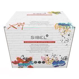 Sibel Alufolie Rol Met Reliëf 12,7x97m 15µ Graffiti