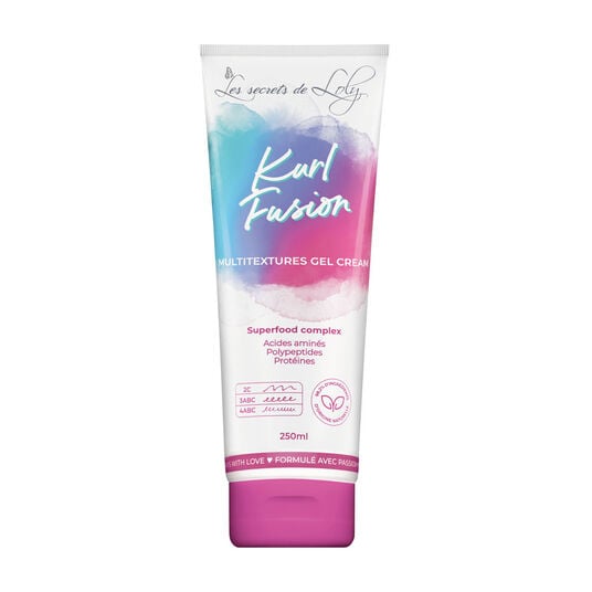 Les Secrets de Loly Kurl Fusion Hydraterende en voedende gelcr&egrave;me 250ml