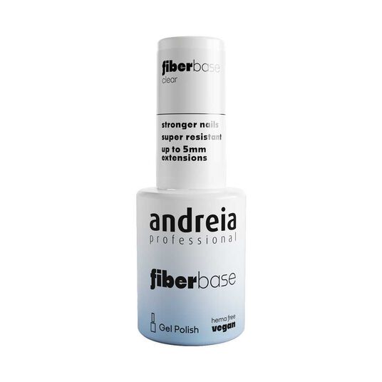 Andreia Professional Fiber Base Vernis gel sans Hema - Transparente 10.5ml