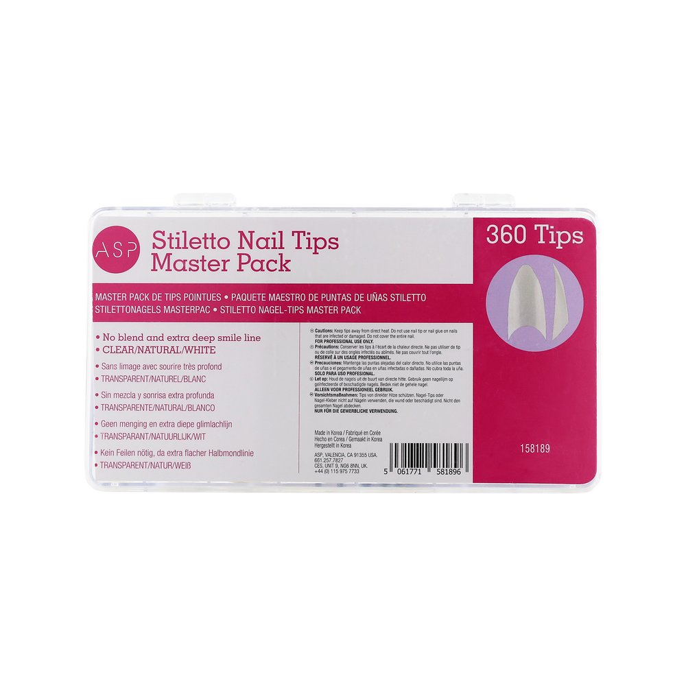 ASP Tips Stiletto Masterpack 360 st