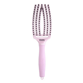 Olivia Garden Fingerbrush Care Iconische Borstel Zwijnenhaar & Nylon Arctisch Licht Etherische Lavendel