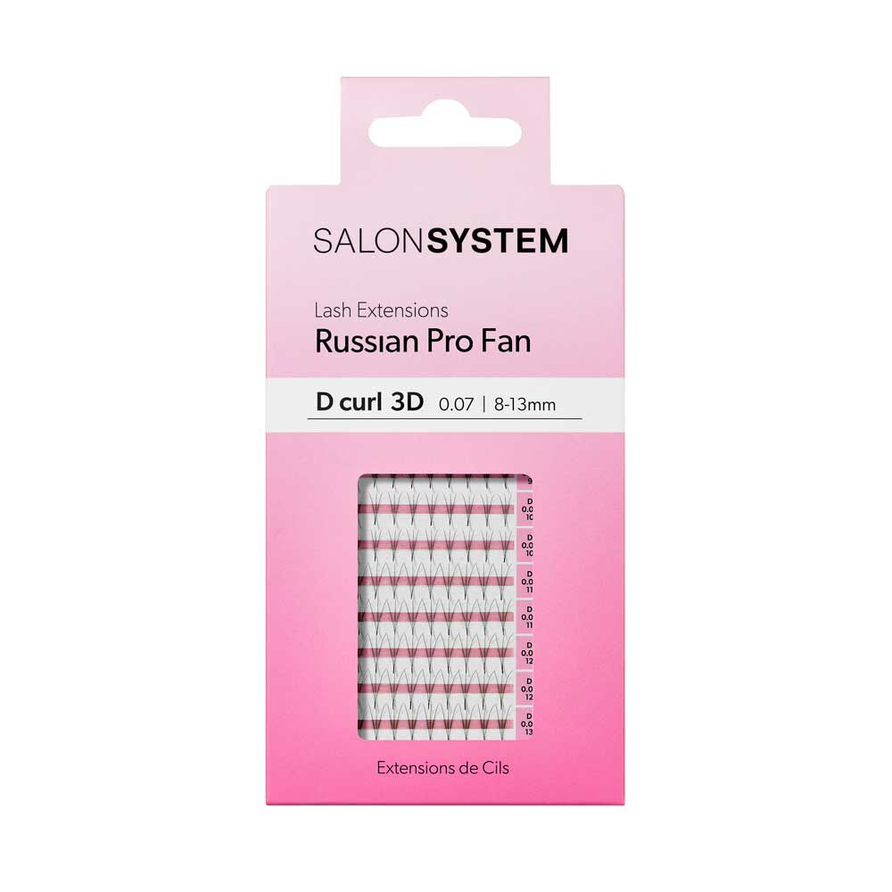 Salon System Lash Ext ProFan D-Curl 3D 8-13mm Salon System Lash Ext ProFan D-Curl 3D 8-13mm