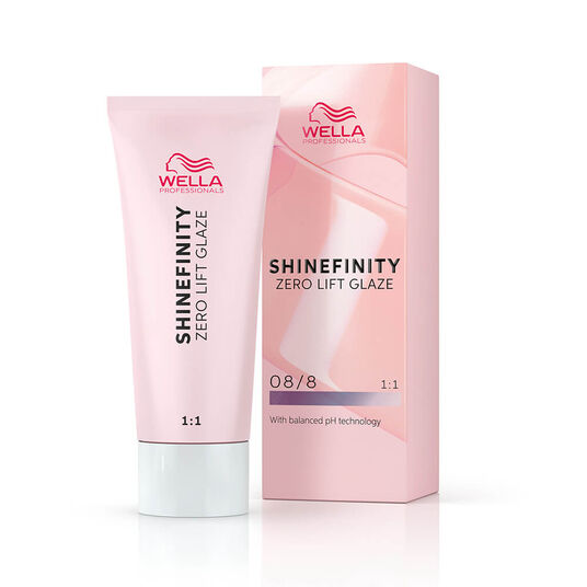 Wella Professionals Shinefinity Zero Lift Glaze Demi-permanente haarkleuring 08/8 Cool Blue Pearl 60ml