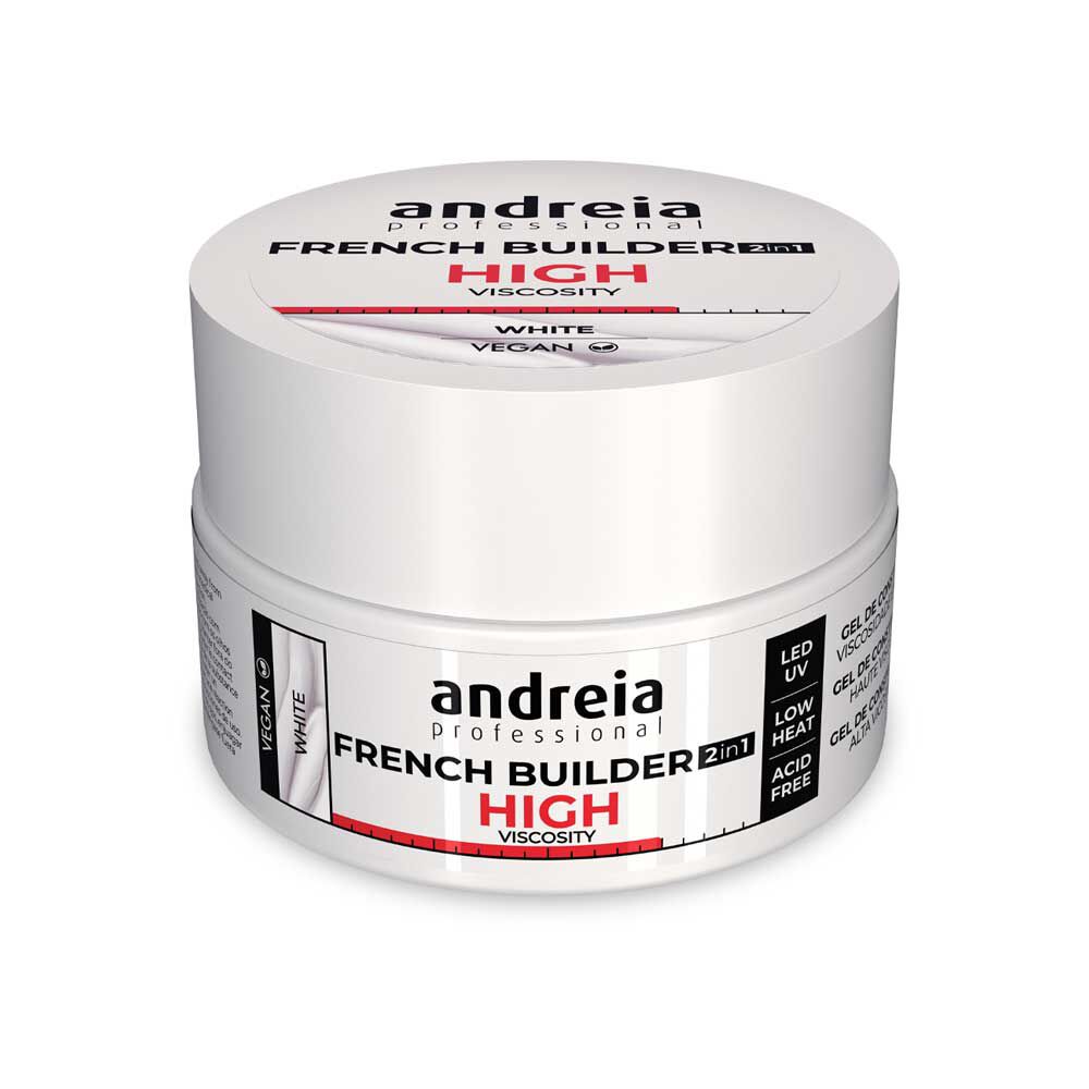 Andreia Professional French Builder 2 in 1 - Haute Viscosité Blanc 22g Andreia Professional French Builder 2 in 1 - Haute Viscosité Blanc 22g