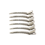 Sibel Pinces Sépare-mèches en Aluminium 12 pcs