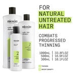Nioxin System 2 Hoofdhuid + Haar Shampoo 1l