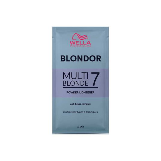Wella Professionals Blondor Multi Blonde 7  Poudre de D&eacute;coloration 30g