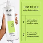 Nioxin System 2 Apr&egrave;s-Shampoing Cuir Chevelu + Cheveux 1l
