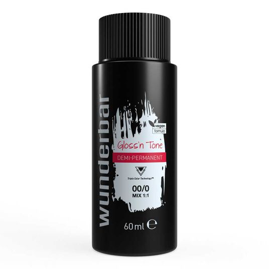 Wunderbar Gloss'n Tone Coloration Liquide Demi-Permanente 00/0 Clair 60ml
