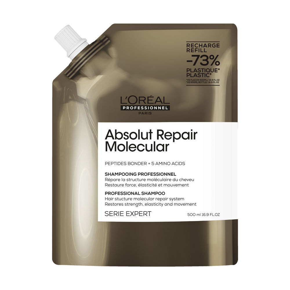 L&rsquo;Or&eacute;al Professionnel Absolut Repair Molecular &ndash; Poche de recharge 500ml
