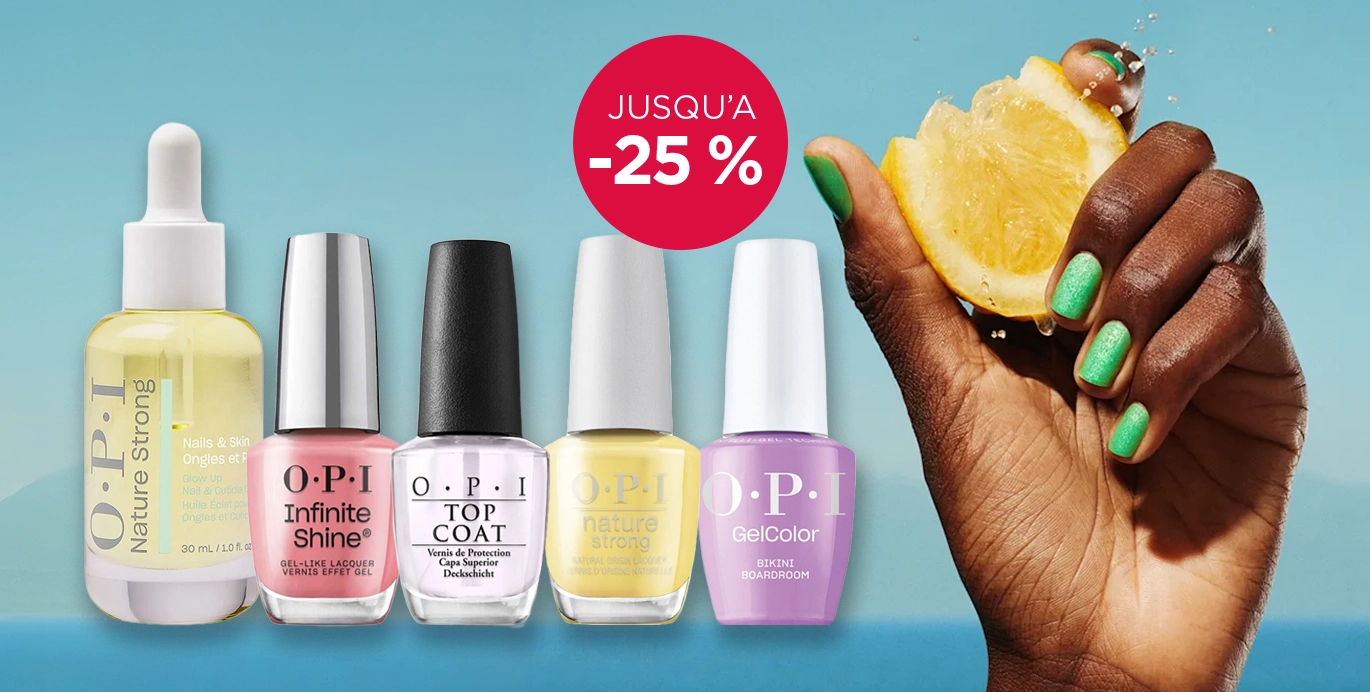 Offres sur les ongles : jusqu'a -25 %