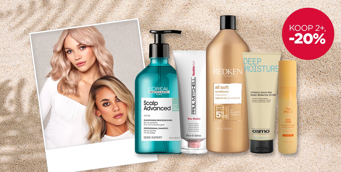 Haarverzorging: tot -20%
