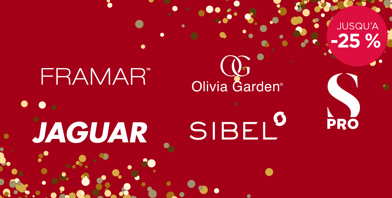 Offres sur le matériel de coiffure:  jusqu'à -25