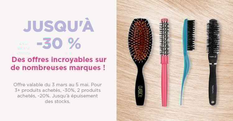 Offres de brosses : jusqu'à -30%